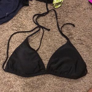 Black String Bikini Top
